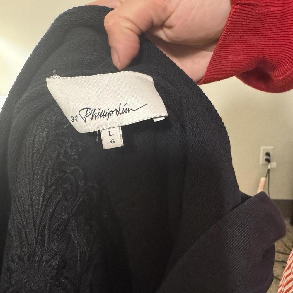 3.1 Phillip Lim Women's Black Hoody - Picture 5 of 5